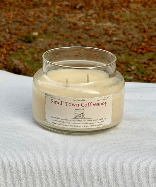 Small Town Coffeeshop - 8oz soy candle
