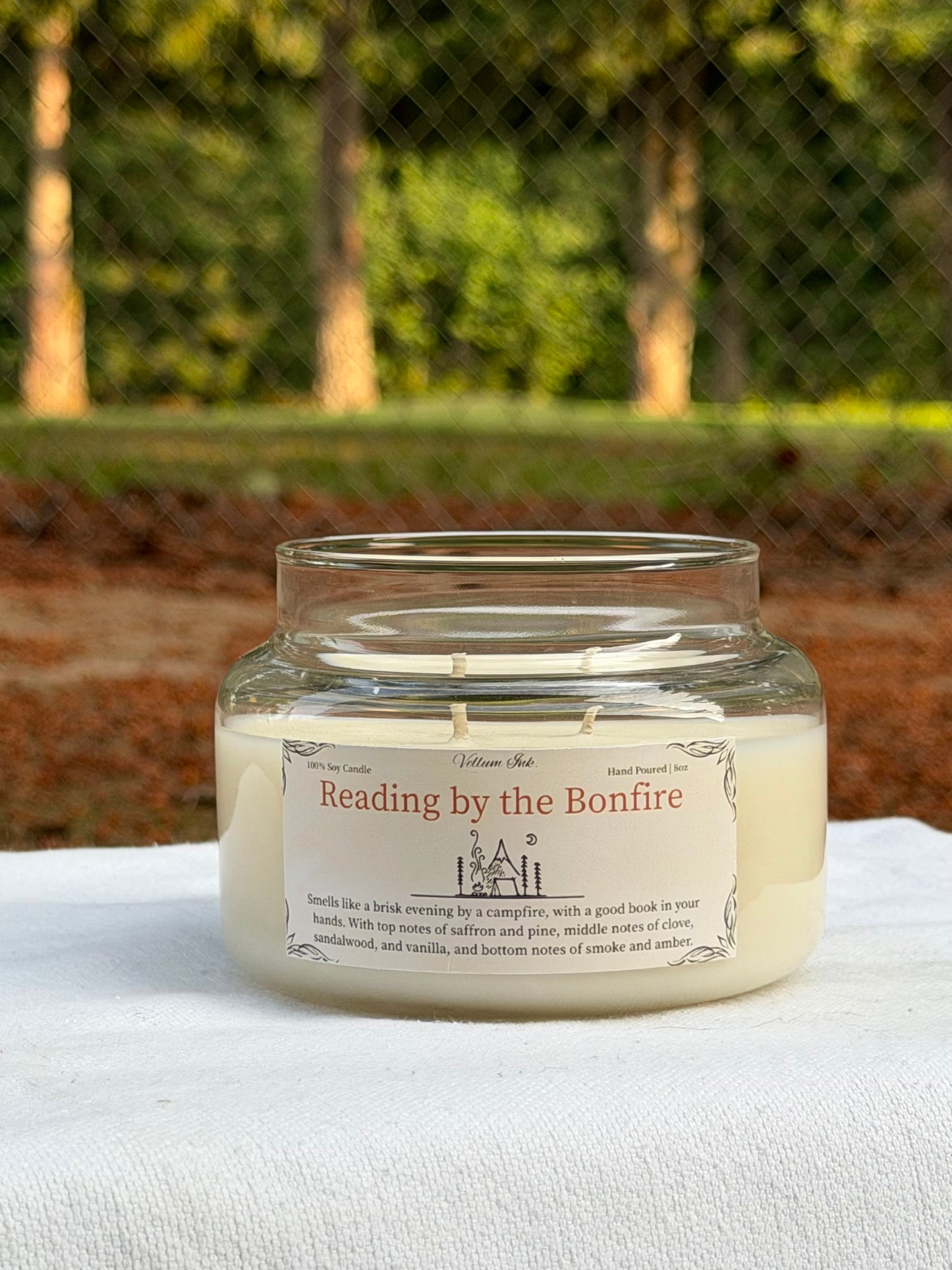 Reading by the Bonfire Candle - 8oz soy candle