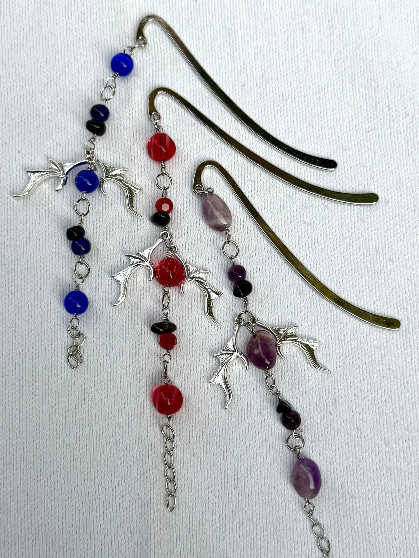 Bat Boys Beaded Bookmark Set