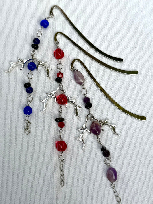 Bat Boys Beaded Bookmark Set