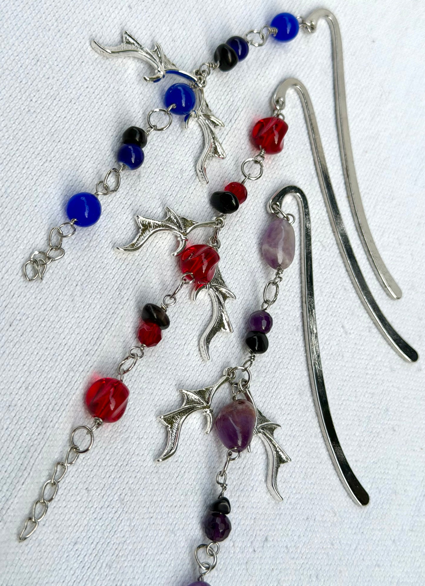 Bat Boys Beaded Bookmark Set